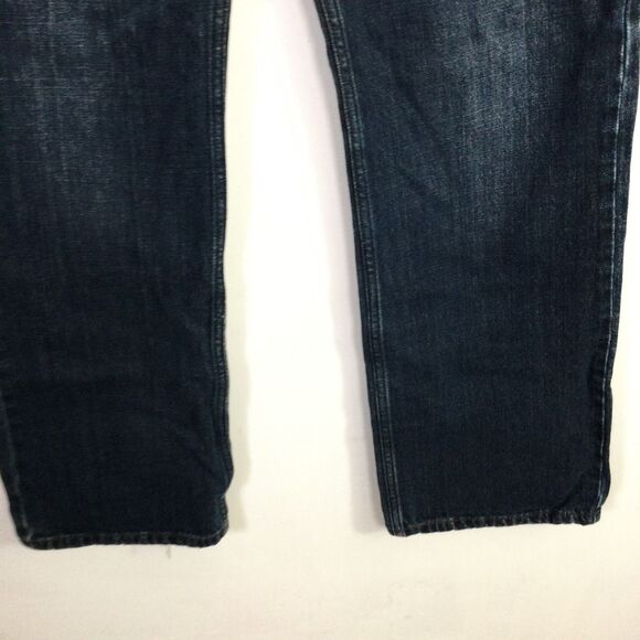 Levi's 527 Mens Slim Leg Jeans Dark Wash Blue Size 36X32 - Picture 3 of 16